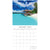 Tropical Escapes - 2024 Square Wall Calendar 16 Months Planner New Year Gift