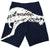 Men's Adult Board Shorts Australia Day Kangaroo Down Under Souvenir Beach Wear, Navy/White, 2XL