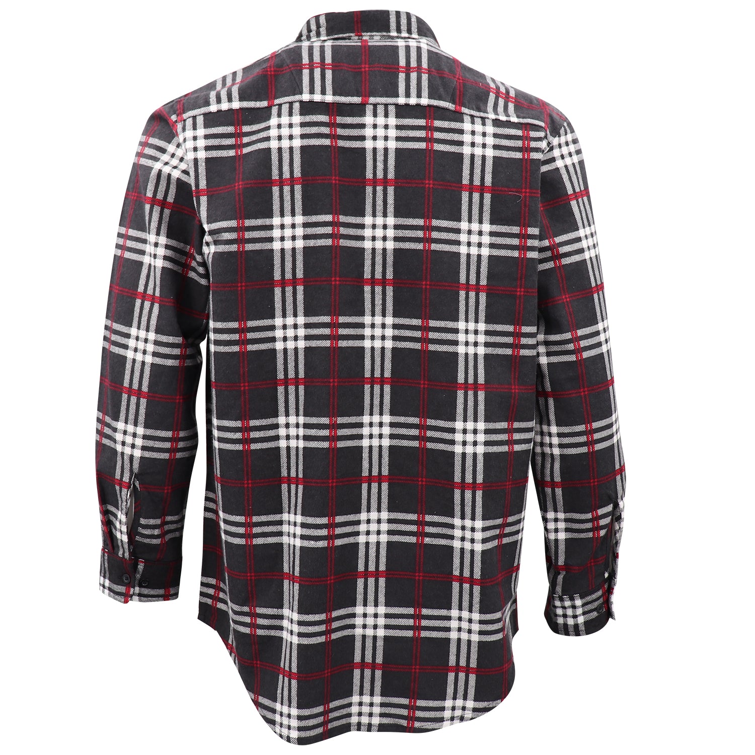 Men's 100% Cotton Flannelette Shirt Long Sleeve Plaid Check Flannel w Pockets, Shadow Glen Plaid, XL