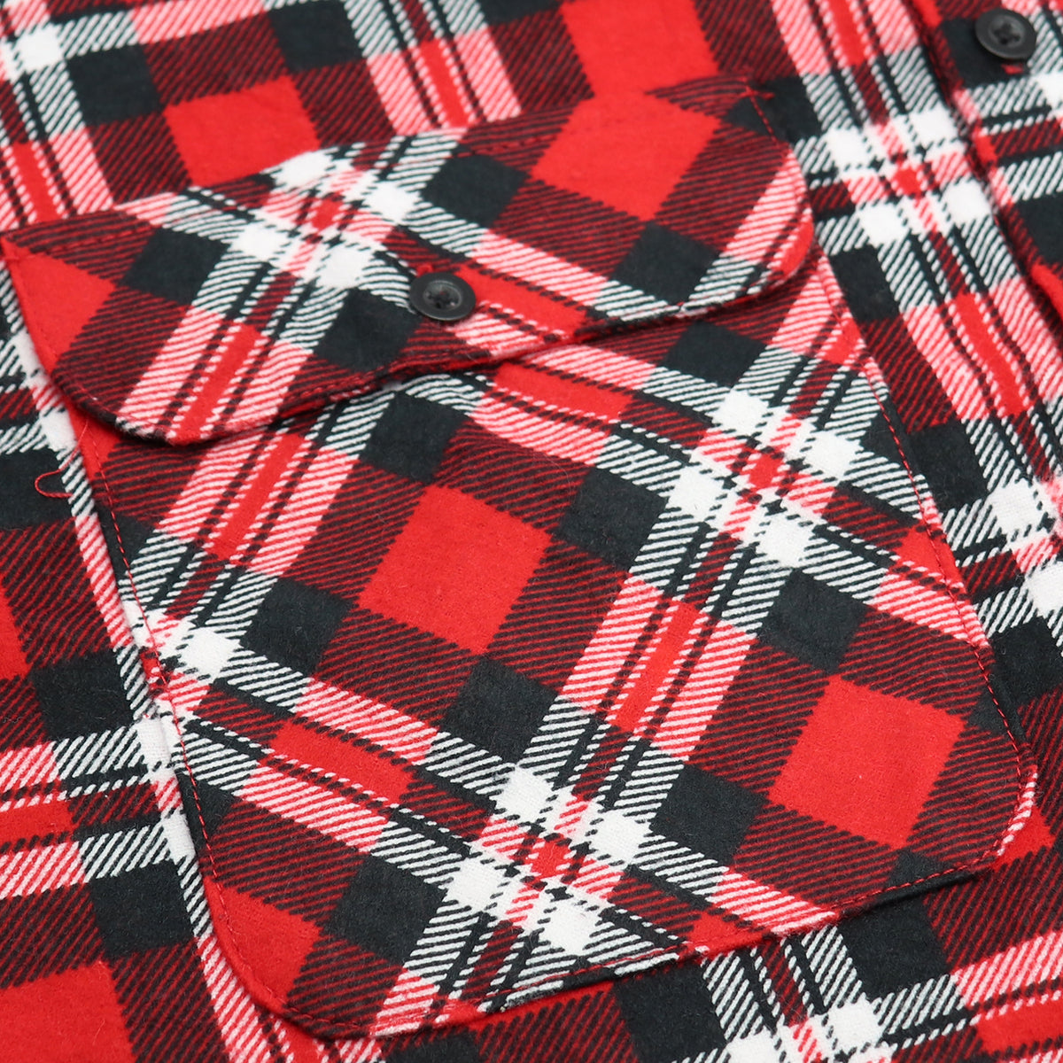 Men's 100% Cotton Flannelette Shirt Long Sleeve Plaid Check Flannel w Pockets, Crimson Knight Plaid, 3XL