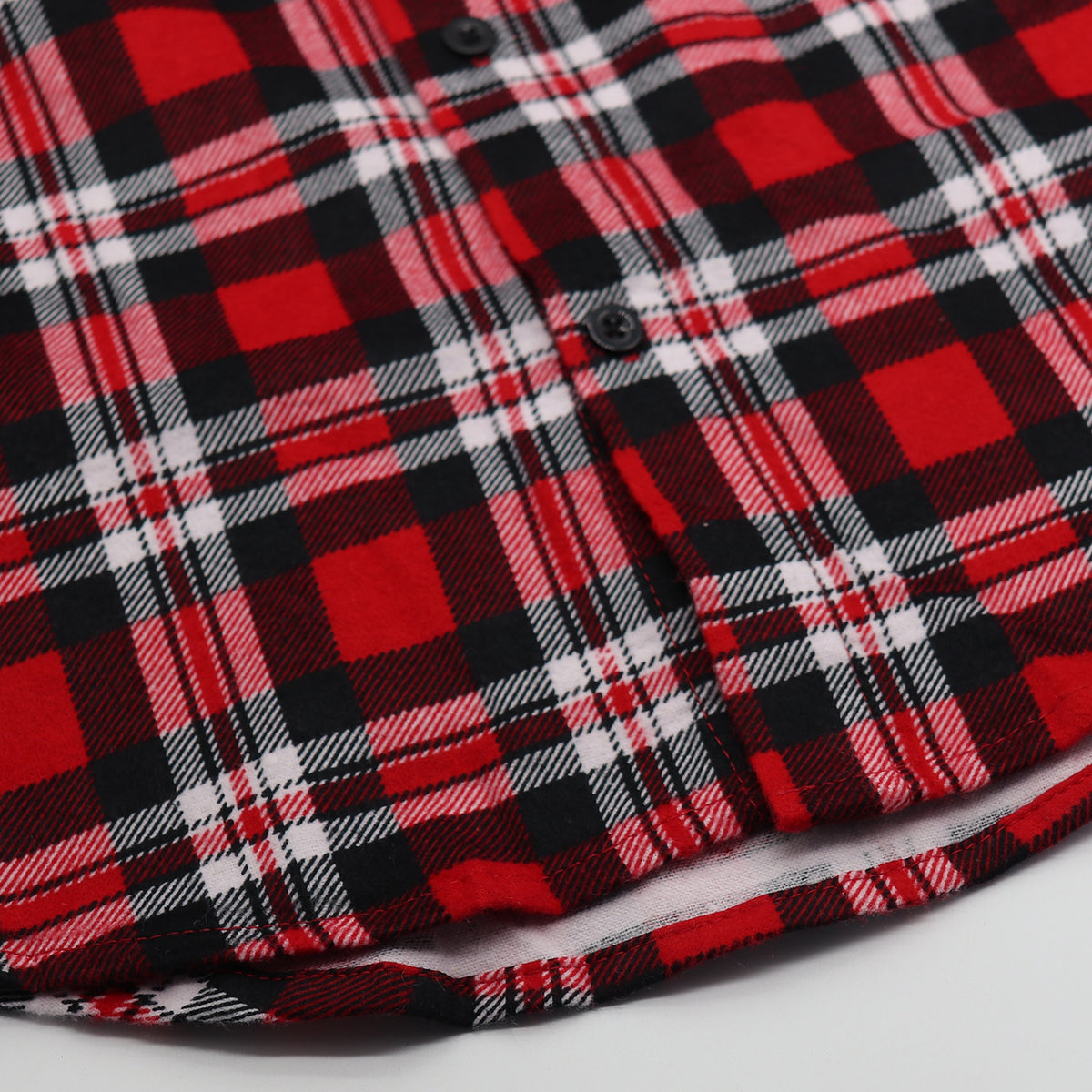 Men's 100% Cotton Flannelette Shirt Long Sleeve Plaid Check Flannel w Pockets, Crimson Knight Plaid, 3XL
