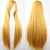 New 80cm Straight Sleek Long Full Hair Wigs w Side Bangs Cosplay Costume Womens, Golden Blonde