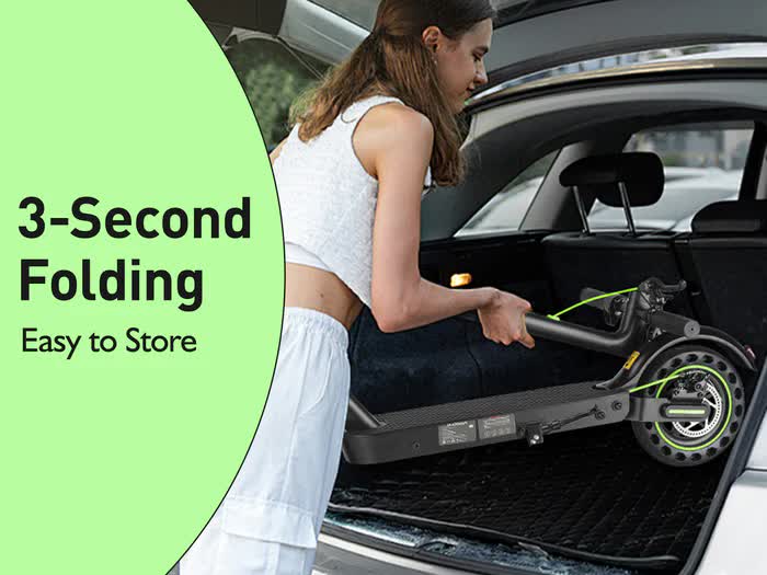 BUNA Classic Electric   Scooter   for   Adults, 350W Motor, 25KM/H, 25 KM Range, 8.5"   Pneumatic   Tires