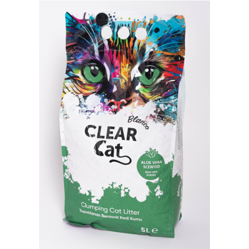 ClearCat Blanco Cat Litter - Aloevera 10L