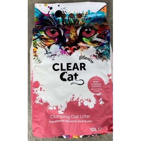 ClearCat Blanco Cat Litter – Baby Powder 10L