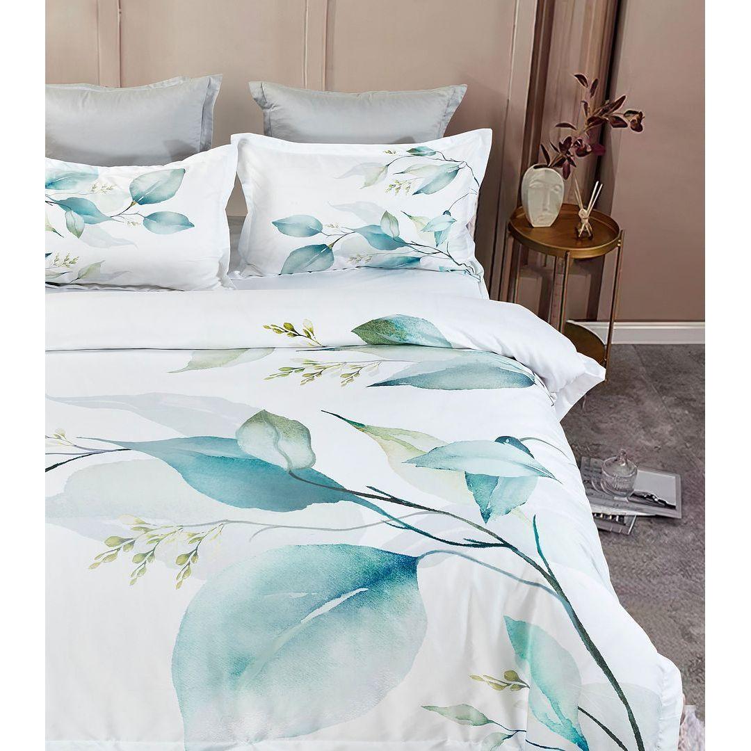 Angelis Leaves Quilt Cover Set - King Size