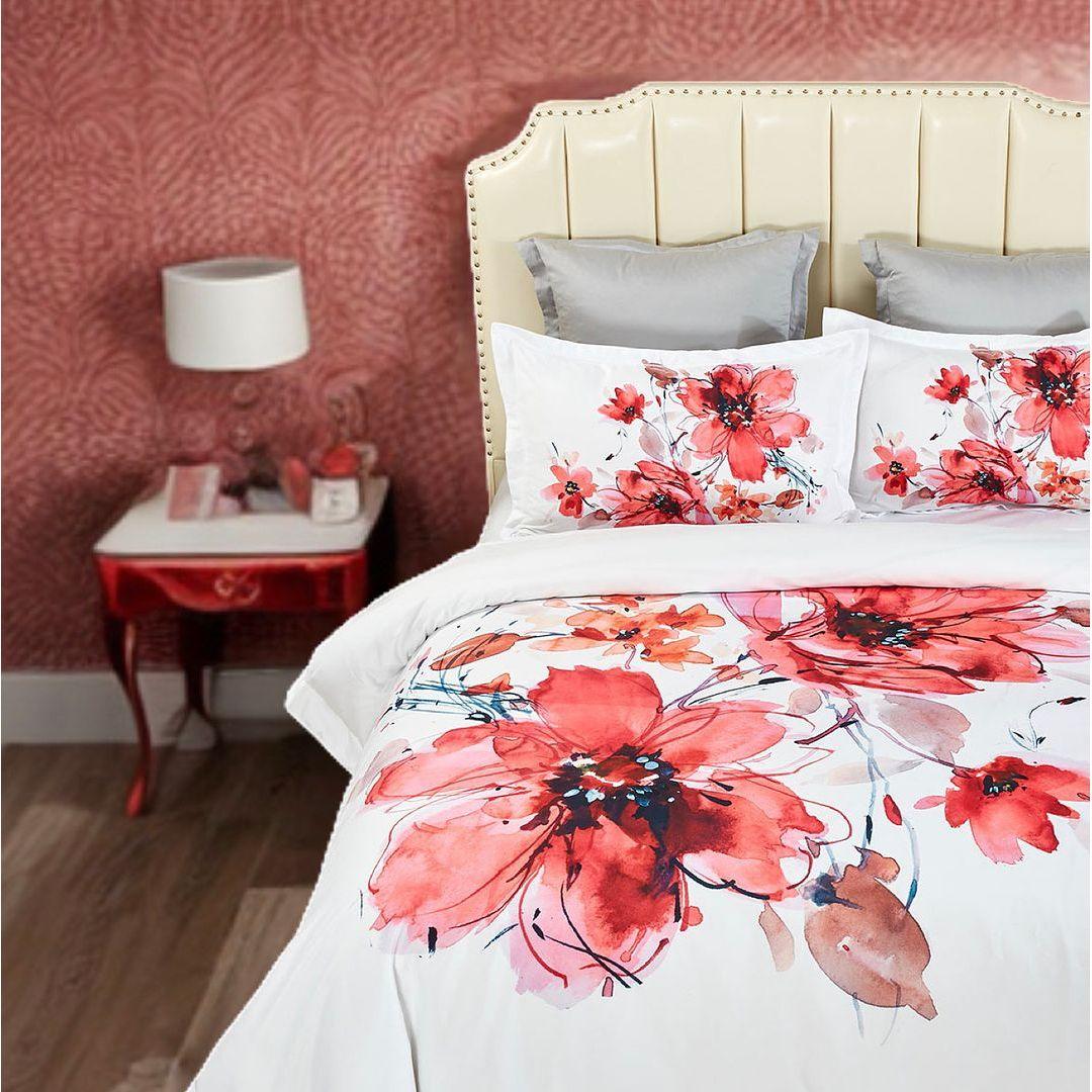 Lulani Floral Quilt Cover Set - Queen Size