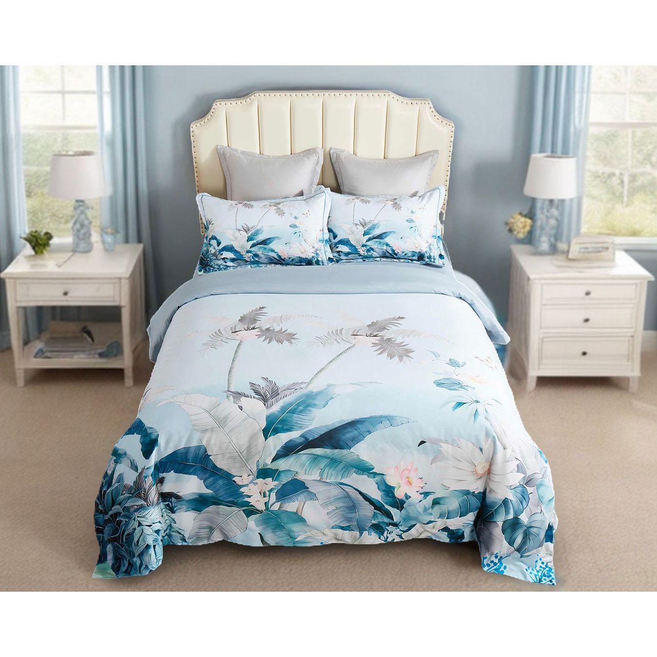 Tropical Quilt Cover Set - Queen Size