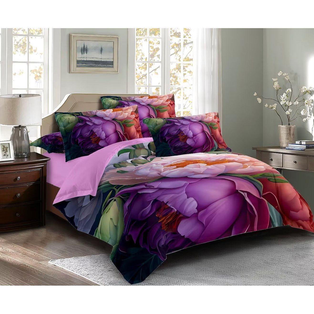 Kaie Floral Quilt Cover Set - Super King Size