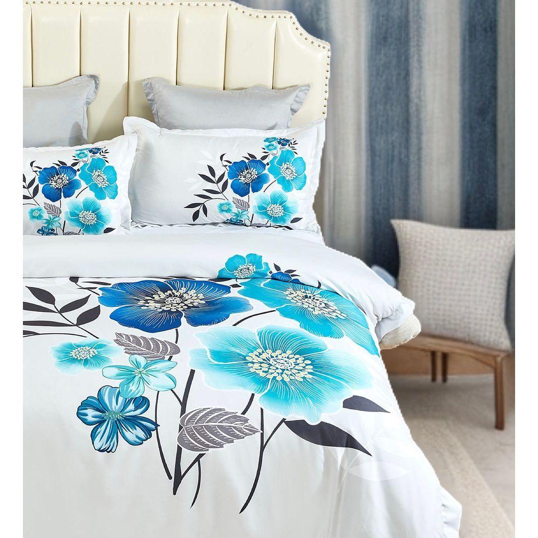 Braithe Floral Quilt Cover Set - Super King Size