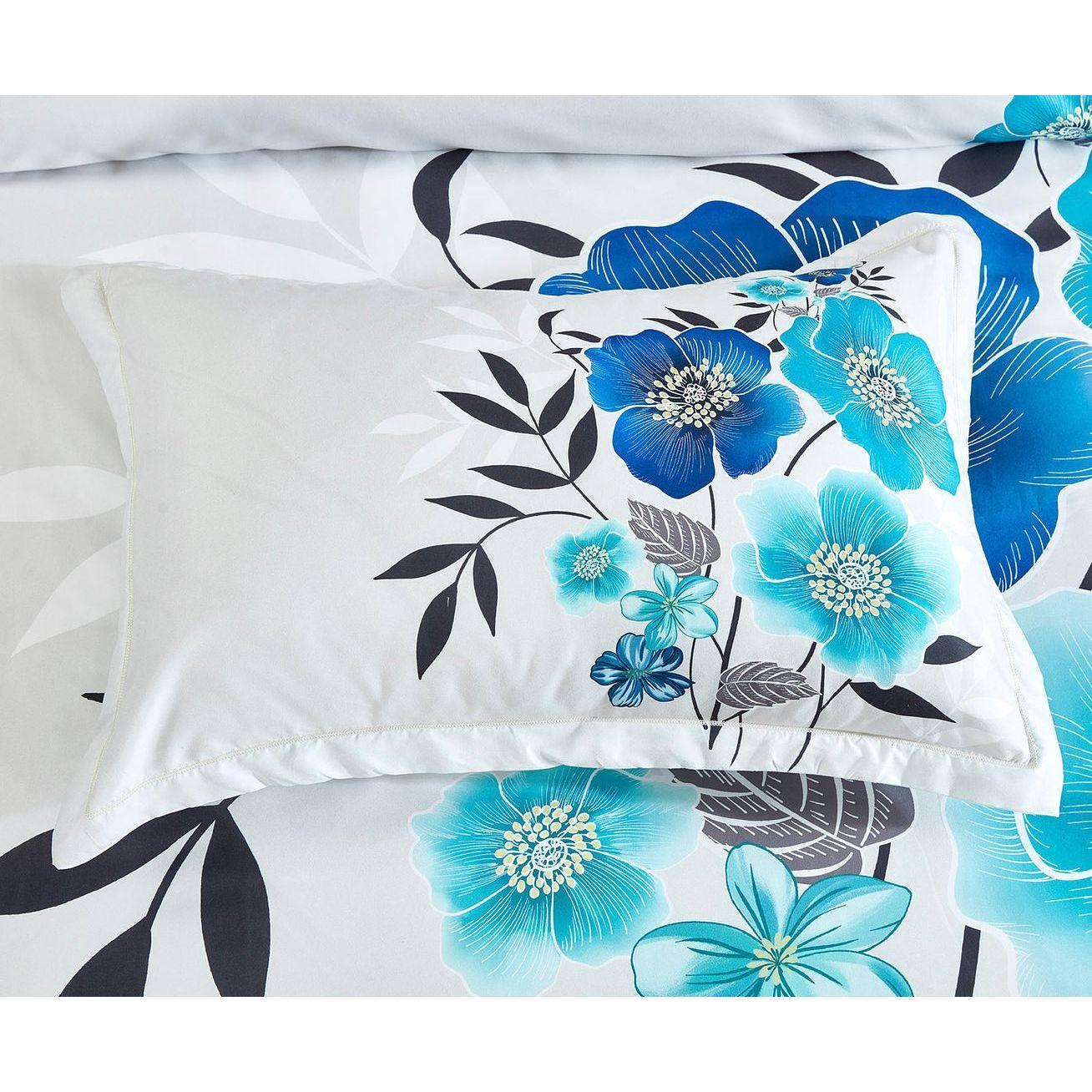 Braithe Floral Quilt Cover Set - Super King Size