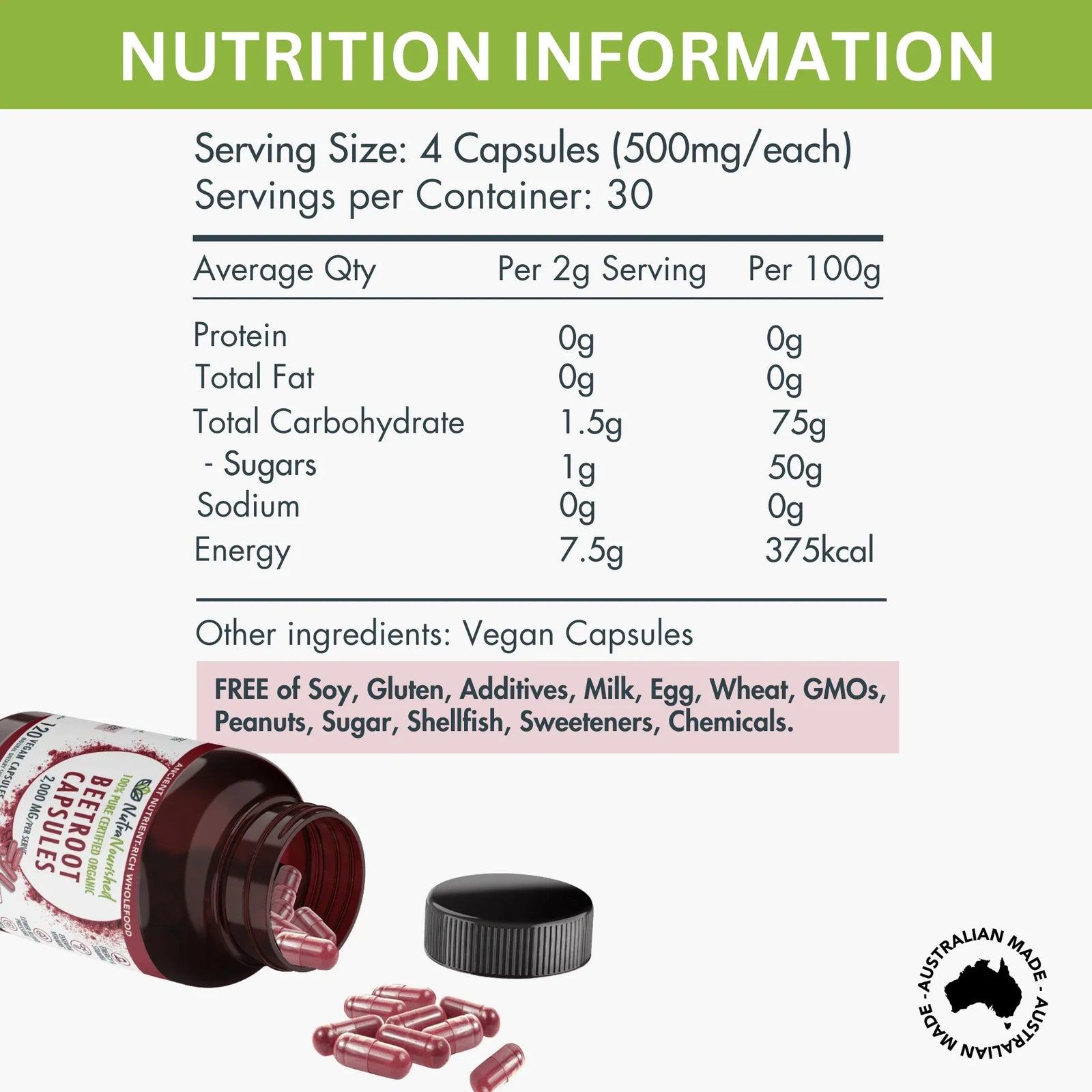 Organic Beetroot Capsules