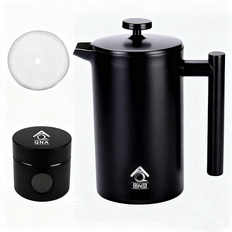 1000ml French Press Coffee Maker Coffee Container &amp; Extra Filter Set