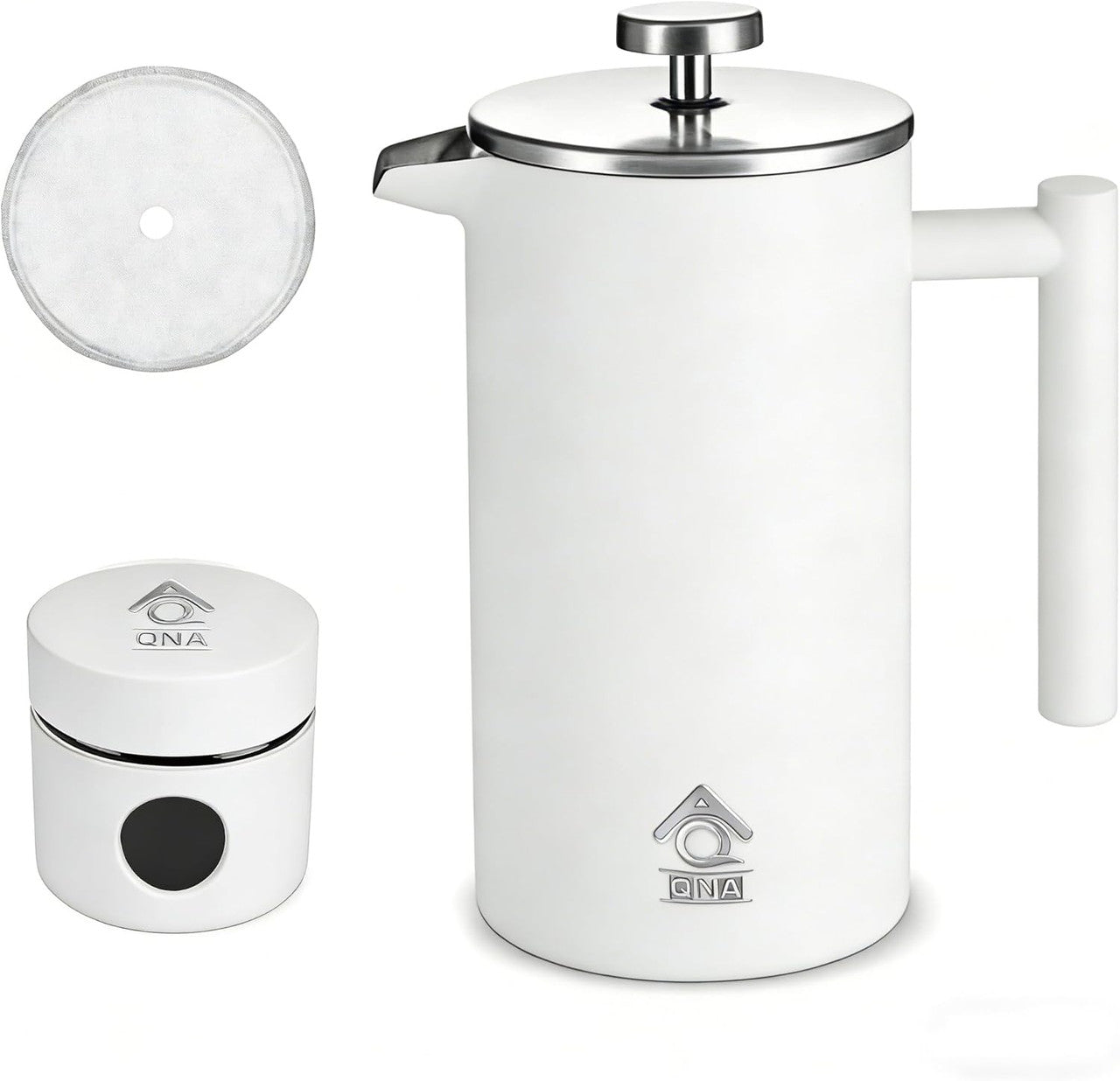 French Press Coffee Maker 350ml with Coffee Bean Can + Extra Filter Gift Set