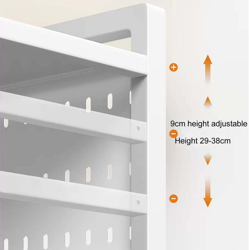 Multifunctional Microwave Shelf Storage Cutlery Tray Spice Holder Kitchen Rack Black