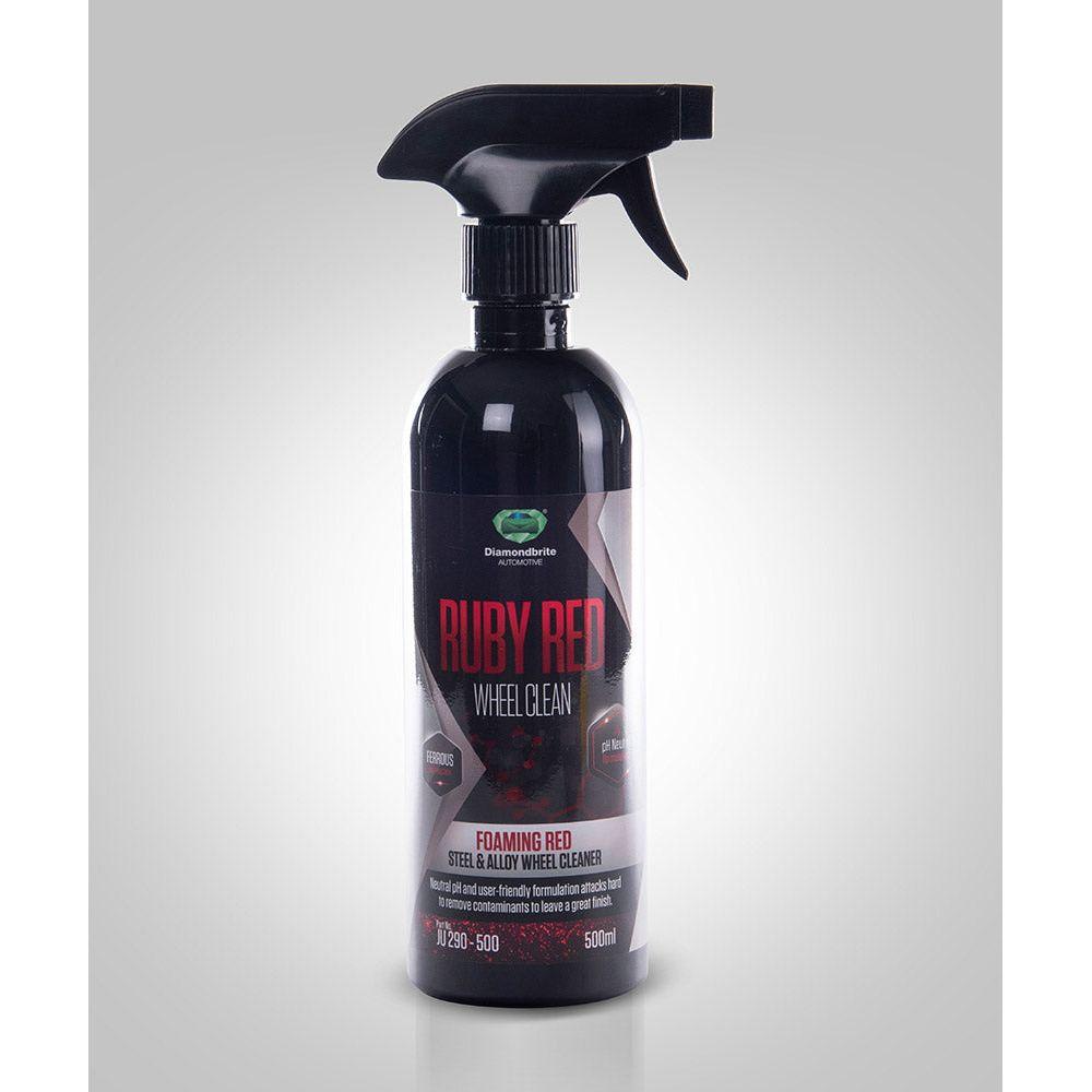 Ruby Red Wheel Cleaner – Steel &amp; Alloy Wheel Cleaner 500 ml  Made in UK