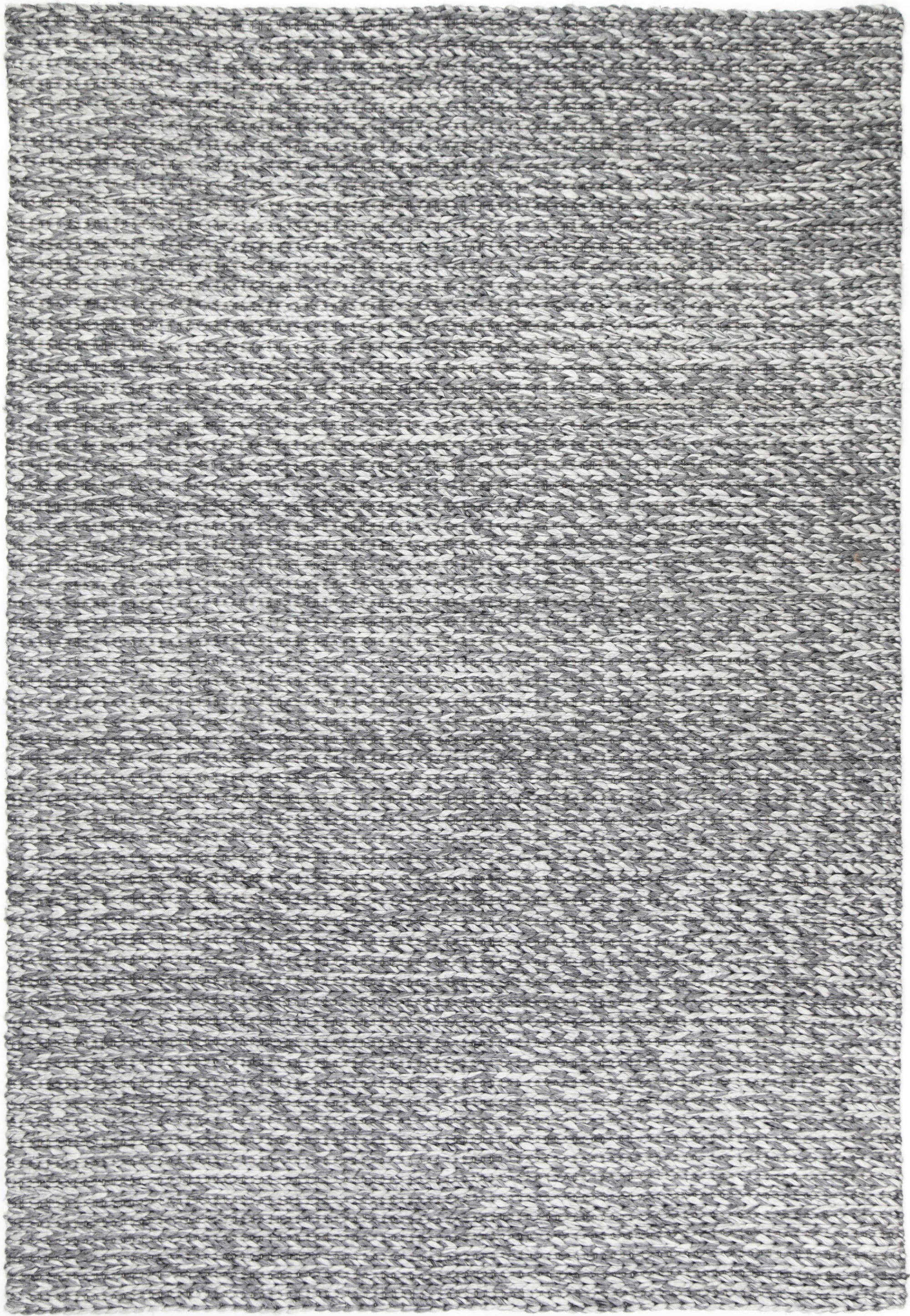 Harlow Cue Charcoal Wool Blend Rug 200x290