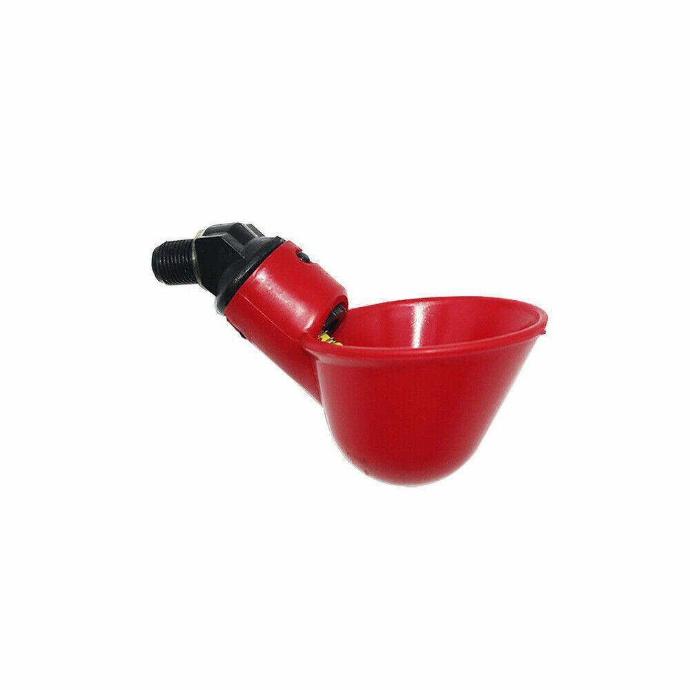 10 Pcs Automatic Poultry Waterer Cups for Chickens & Birds