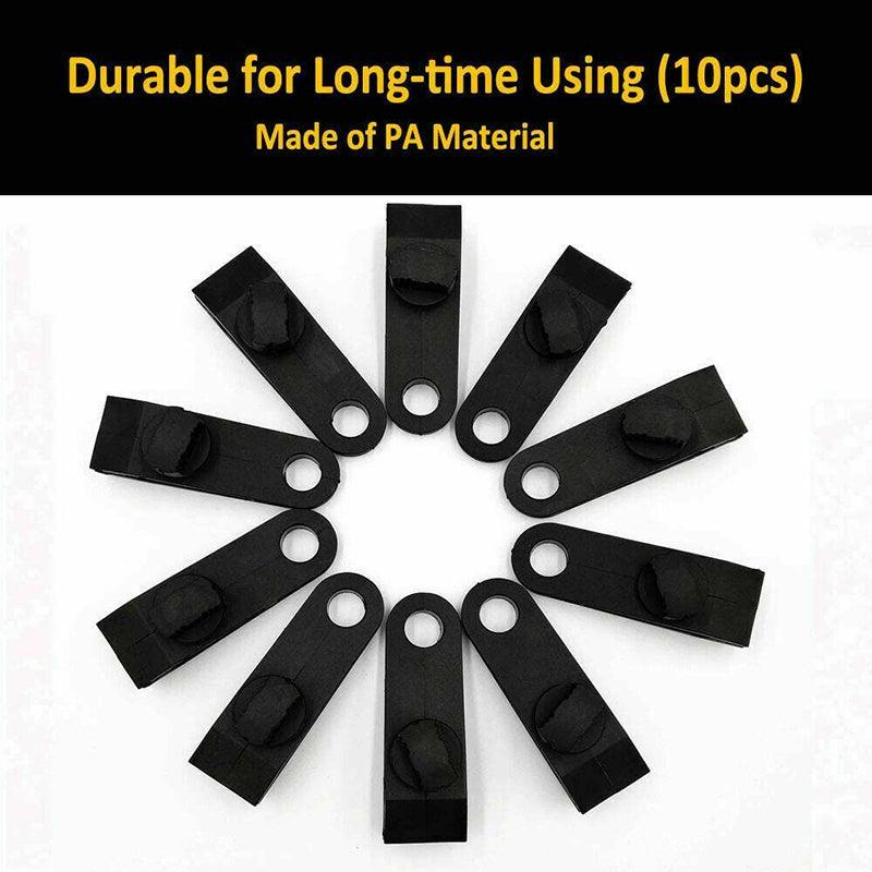 10Pcs Heavy-Duty Awning Tarp Tent Clips for Camping Survival