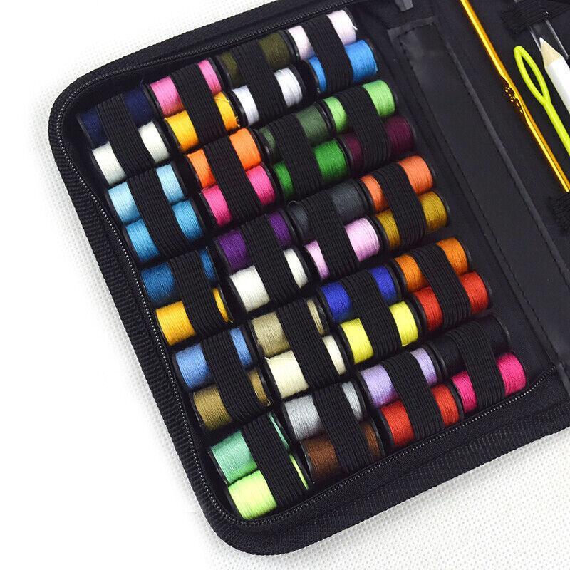 128Pcs Portable Sewing Kit Home Travel Emergency Professional Sewing Set