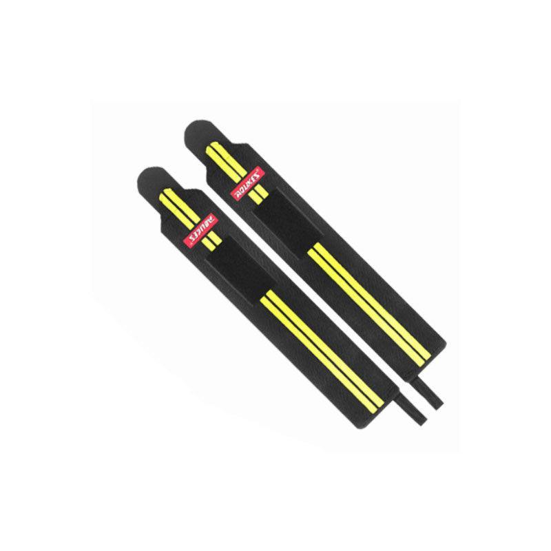 Aolikes Weight Lifting Gym Muscle Training Wrist Support Straps Wraps Hand - White+Red