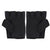 L Size Aolikes Sports Gloves Weight Lifting Exercise Training Workout Bike Riding - Black+Grey