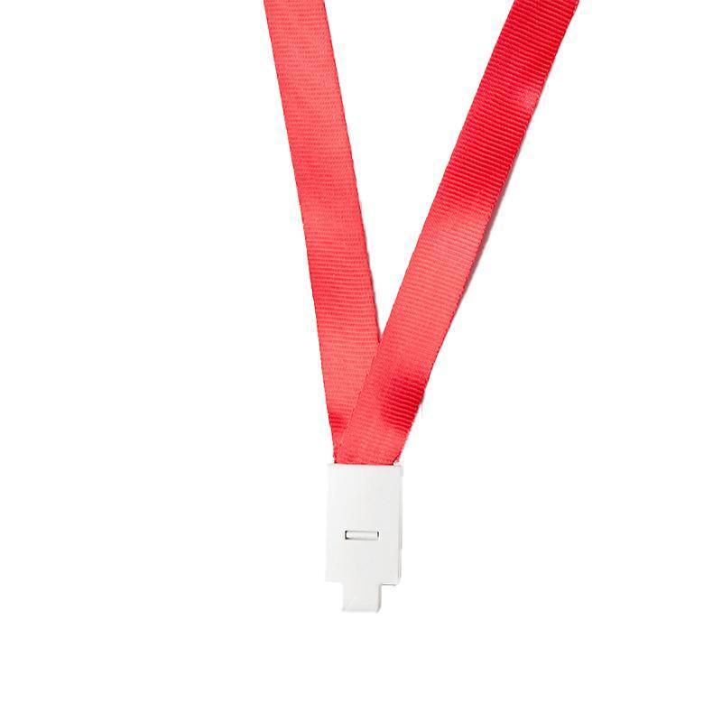 20PCS Badge PVC Swipe Work Opal Card Holder Security ID Tag Hang Lanyard Strap - Grey White 20PCS