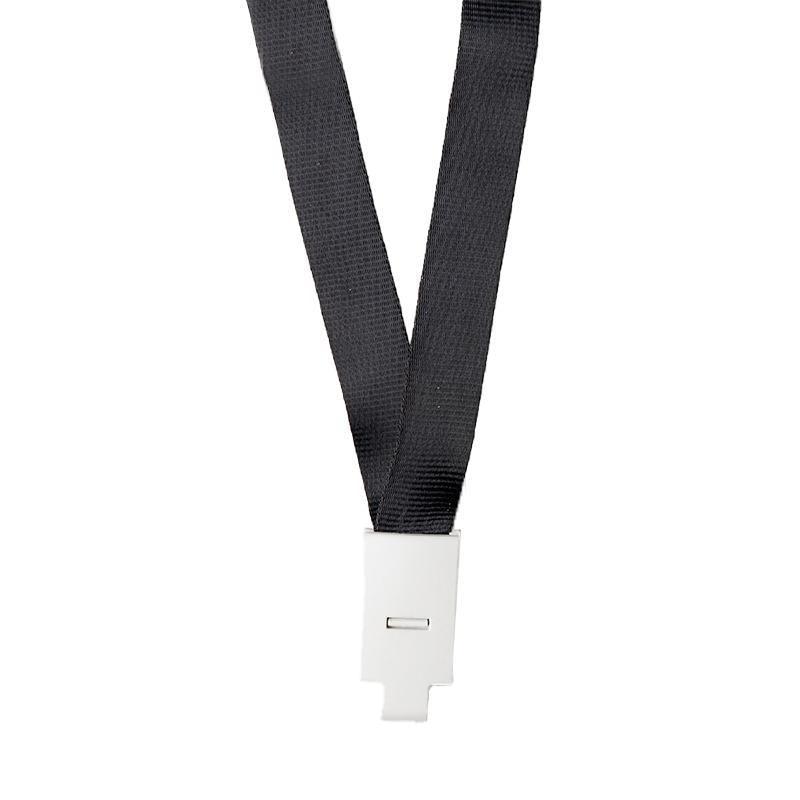 20PCS Badge PVC Swipe Work Opal Card Holder Security ID Tag Hang Lanyard Strap - Grey White 20PCS