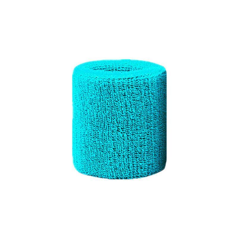 Sport Cotton Wristband Wrist Band Sweatband Sweat Training Tennis Gym Yoga - Yellow