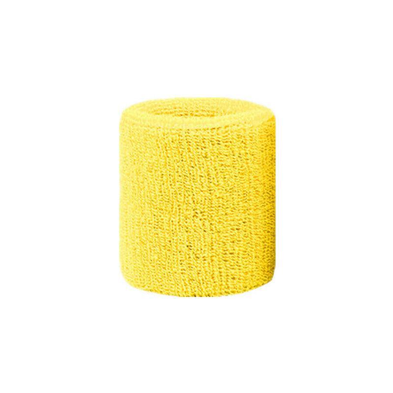 Sport Cotton Wristband Wrist Band Sweatband Sweat Training Tennis Gym Yoga - Blue Gray