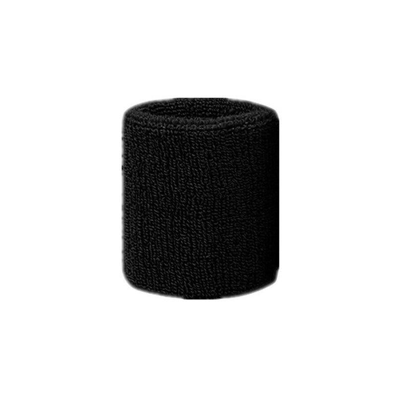 Sport Cotton Wristband Wrist Band Sweatband Sweat Training Tennis Gym Yoga - Blue Gray