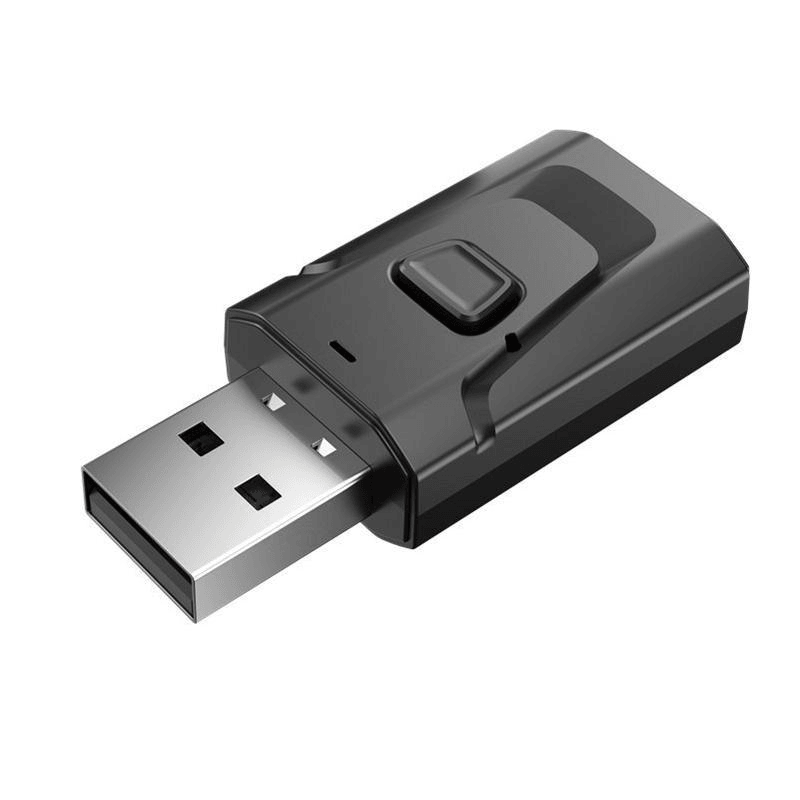 2 in 1 Bluetooth 5.0 USB Audio Transmitter Receiver with 3.5mm AUX Adapter