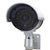 2pcs Dummy Security Camera with Flashing LED Outdoor Fake CCTV Surveillance Decoy