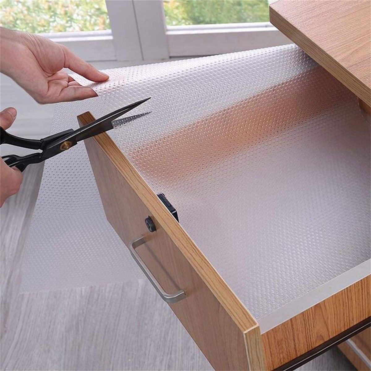 5 Roll EVA Anti Moisture Drawer Mat Cabinet Pad Kitchen Dustproof Placemat - Blue Diamond-30*150cm