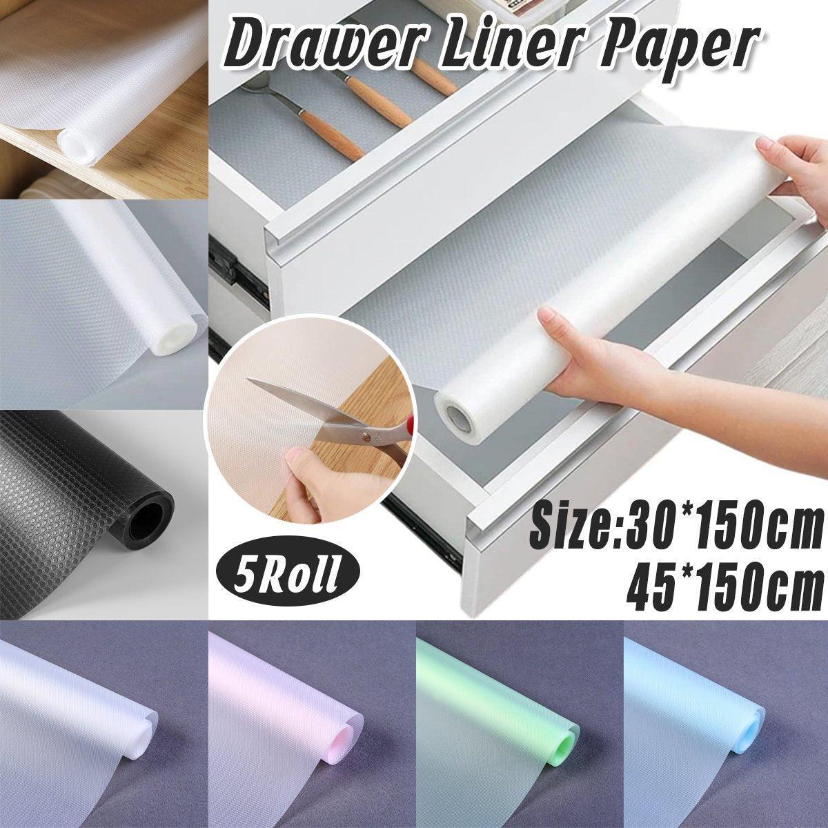 5 Roll EVA Anti Moisture Drawer Mat Cabinet Pad Kitchen Dustproof Placemat - Green Diamond-30*150cm