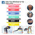Aolikes Resistance Bands Power Heavy Strength Exercise Fitness Gym Yoga - Blue 500*50*0.7 (15-20 lbs)