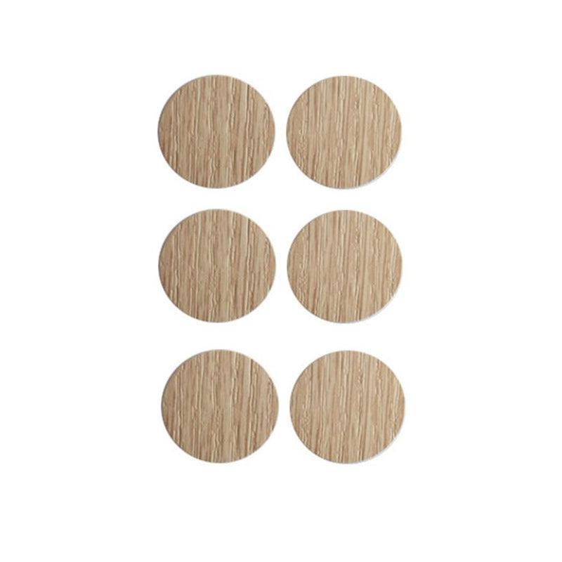 54 X Self Adhesive Decorative Screw Cover Caps Holes Cams Furniture Kitchen 20mm - PC 192