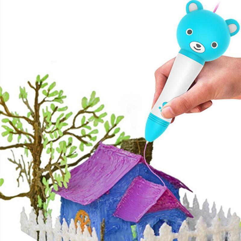 10/20 Colours 5m 1.75mm PLA Refill Filament Consumable for 3D Printer Drawing Pen - Consumables (10M*20Colours)