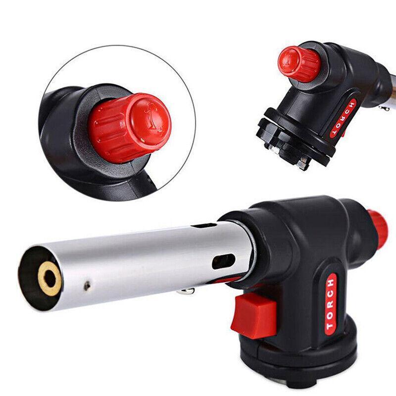 Butane Gas Torch Blow Lighter Flame Burner for Welding BBQ Kitchen Baking