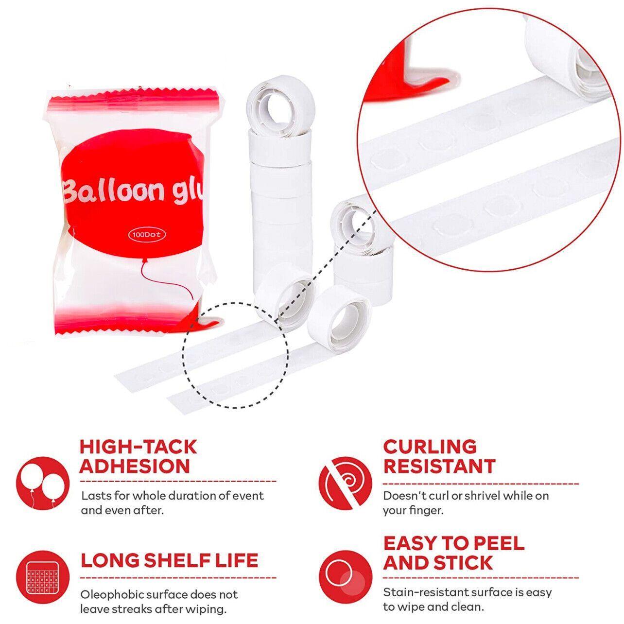 Balloon Glue Dots Photo Adhesive Bostik Party Doubletape Scrapbooking - 5M Double Hole Arch Strip