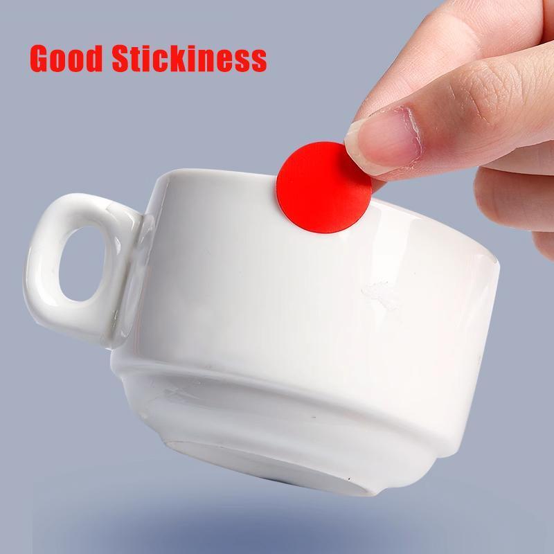 8/13/25/50mm Colour Sticker Dots Adhesive Round Labels Circular Scrapbooking Yellow - 13mm 132 Dots - 5 Sheets