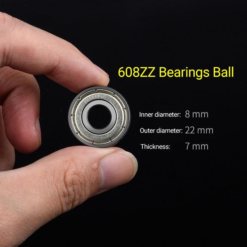 608ZZ ABEC-5 Ball Bearings 8x22x7mm for CNC 3D Printers Skateboards 10 to 50pcs - 10PCS