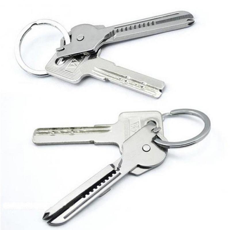 Utili-Key 6 in 1 Key Ring Chain Multi-tool Pocket Knife Screwdriver Swiss Tech