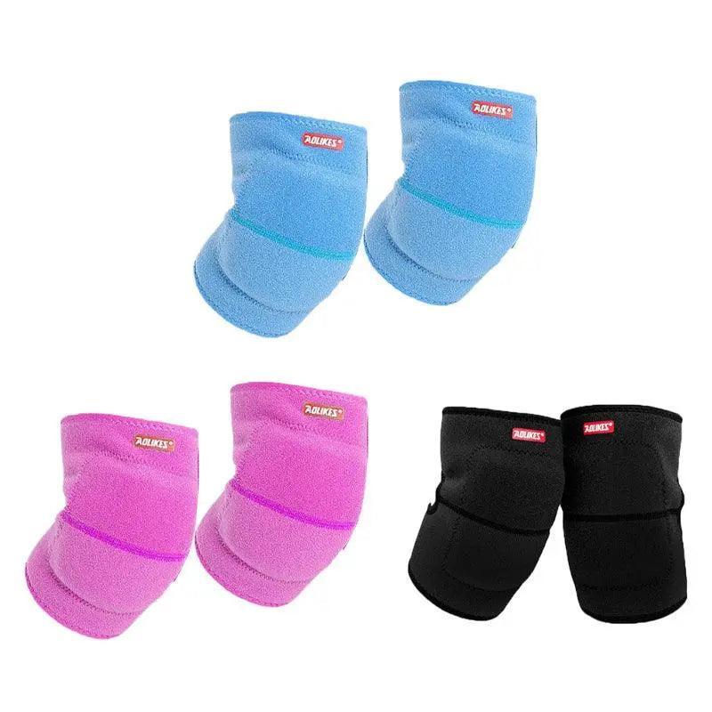 Aolikes Kid Knee Pad Crash Proof Antislip Basketball Skating Protector M Size - Blue