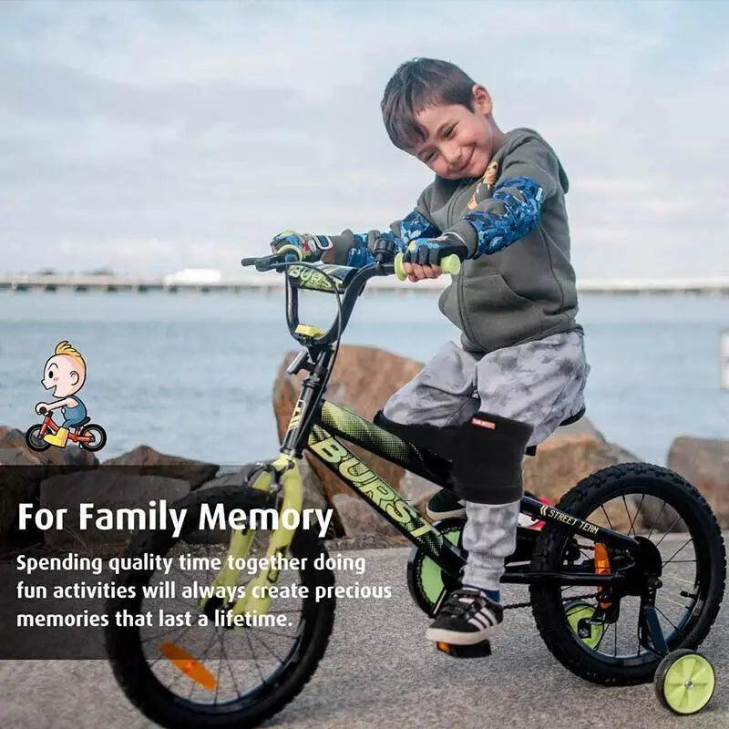 Aolikes Kid Knee Pad Crash Proof Antislip Basketball Skating Protector M Size - Blue