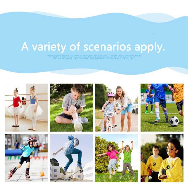 AOLIKES S Size Knee Pad Crash Proof Anti-Slip for Young Users Sports Protection - Blue