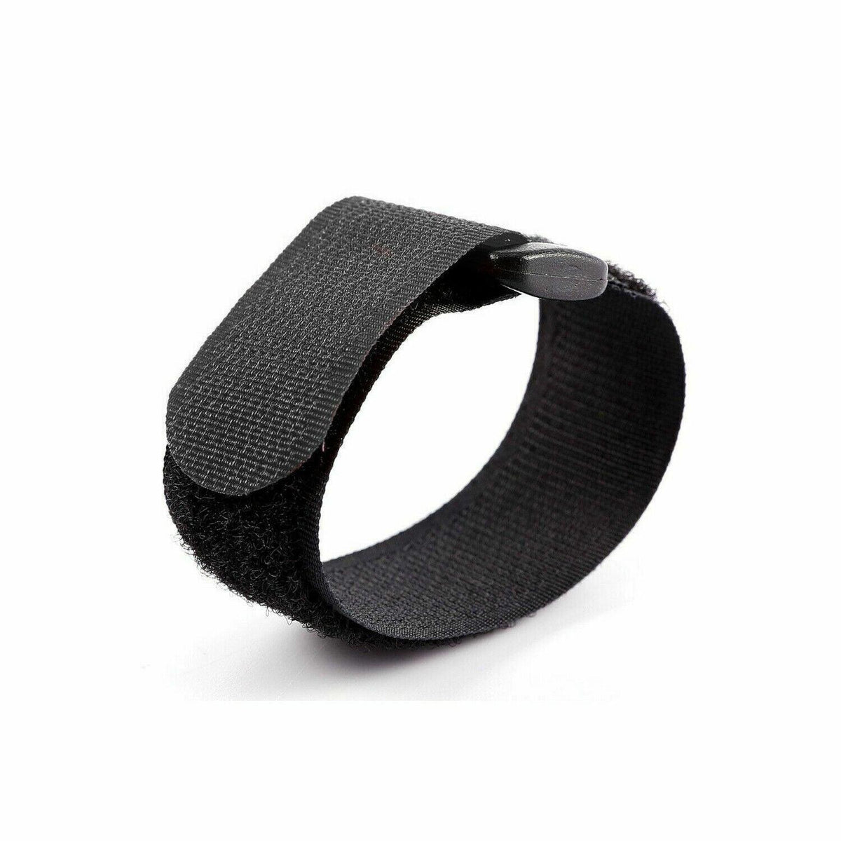 Magic Cable Ties Reusable Winder Coded Organiser Cords Hook Loop Black - 20*200mm  10PCS