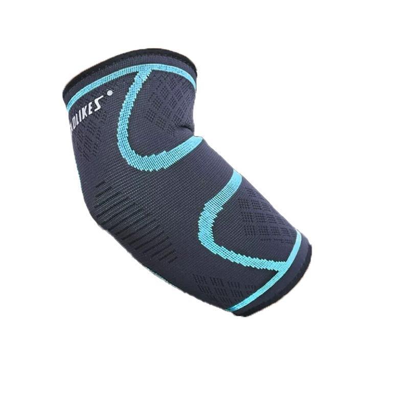 L Size AOLIKES Elbow Brace Support Compression Arm Sleeve Sport Gym Joint Pain Relief - Green *1 Unit
