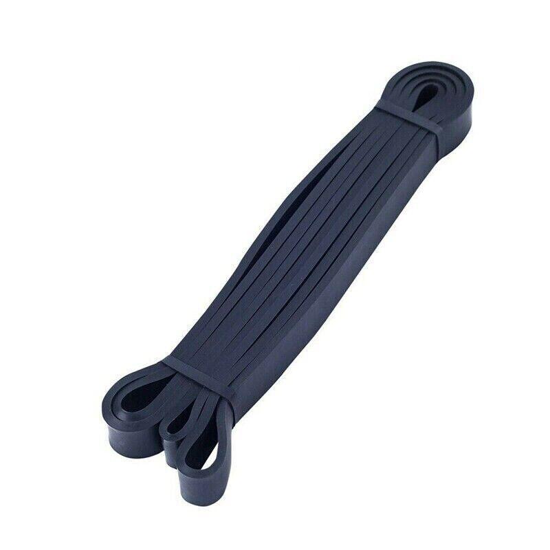 Heavy Duty Resistance Yoga Band Loop Exercise Fitness Workout Band Gym Band - Black 25-65 lbs (22mm*2080mm)