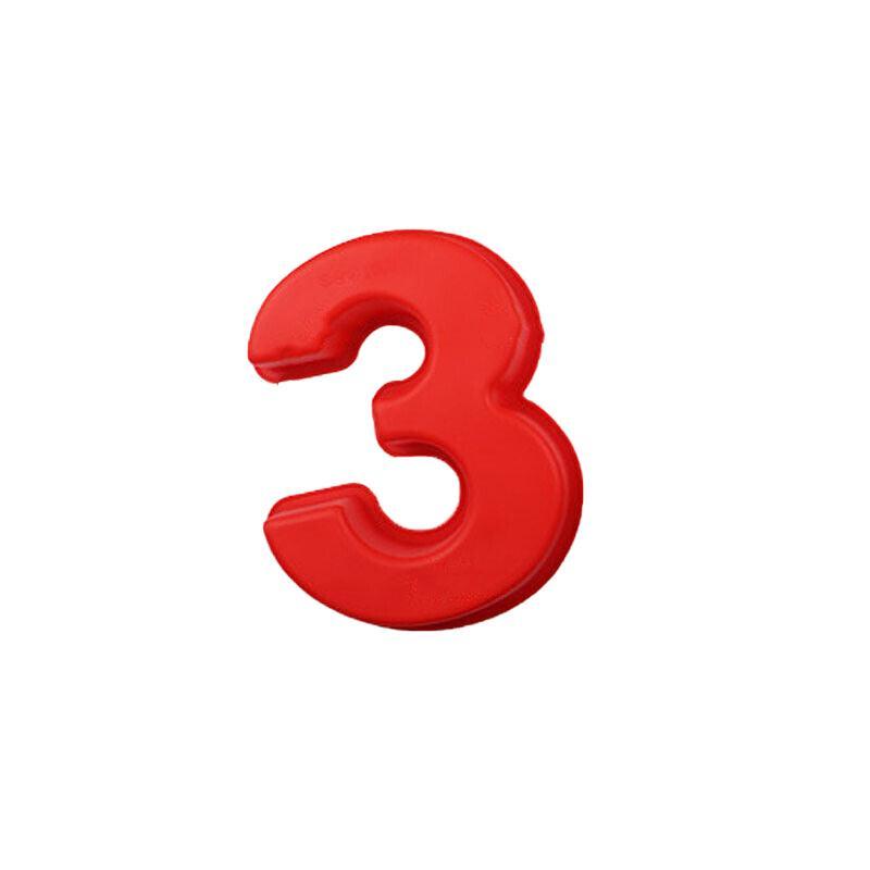 10 Inch Silicone Number Cake Mould Birthday Baking Pan Fondant Tools - 0